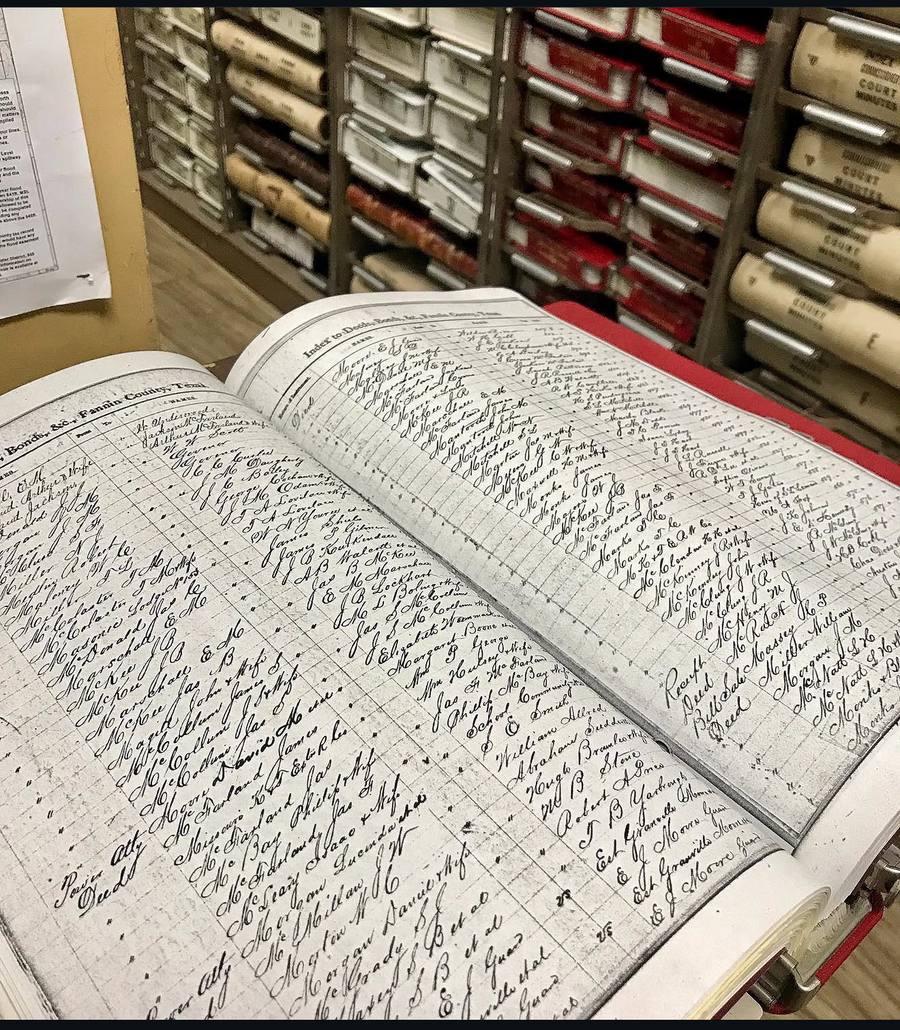 Historic deed records
